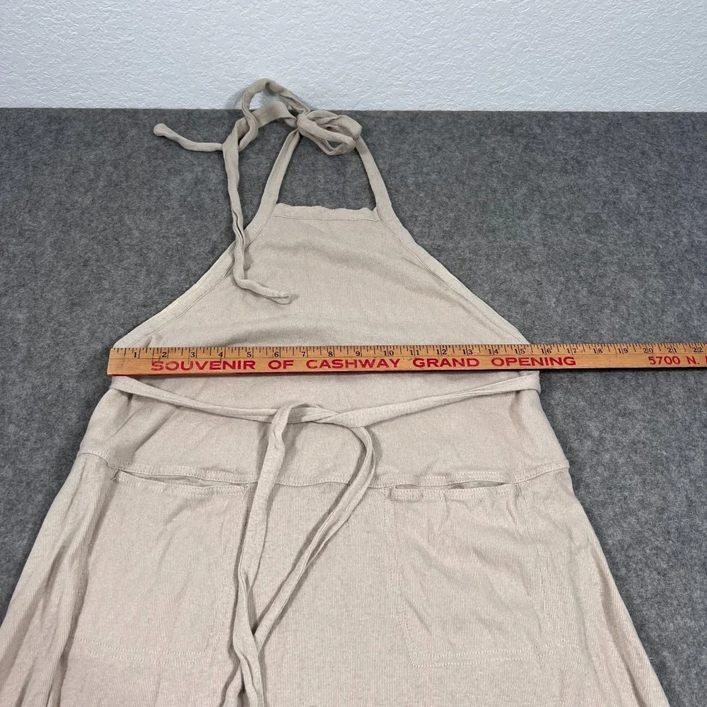 Free People FP Beach Beige Cooper Midi Wrap Halter Dress Women's Size XS - Picture 2 of 10
